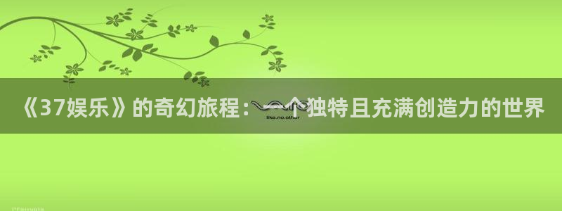 辉达平台：《37娱乐》的奇幻旅程：一个独特且充满创造力的世界